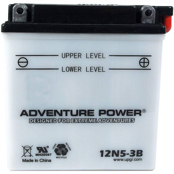 UPG Dry Charge AGM 12-Volt 6 Ah Capacity D Terminal Battery