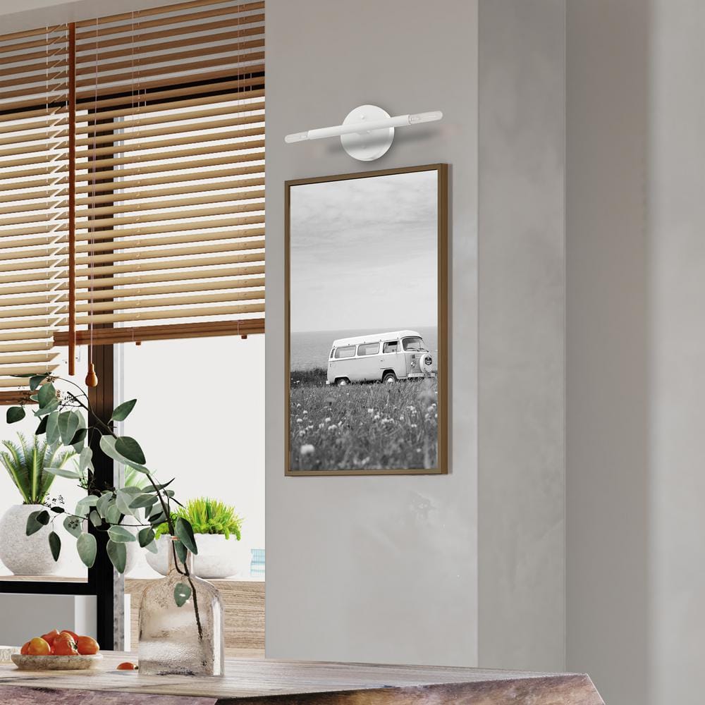 Copenhagen Mid-Century Modern White Chrome 2-Light Wall Sconce