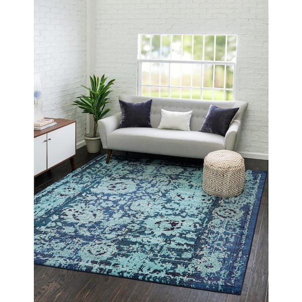 Medici Salamanca Turquoise 8' 0 x 8' 0 Square Rug