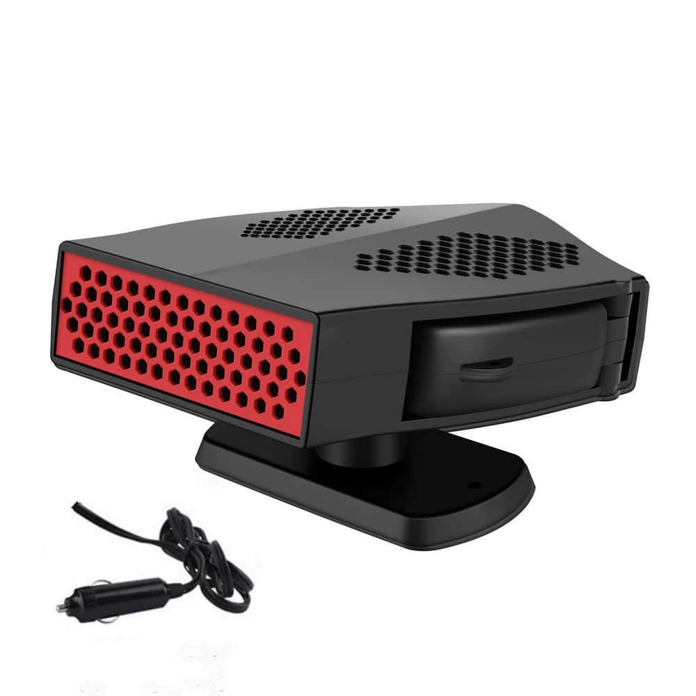 12V Black Portable Space Heater and Defroster, Fast Heating Fan for Cars Interiors Electric price history on PriceWatchPro