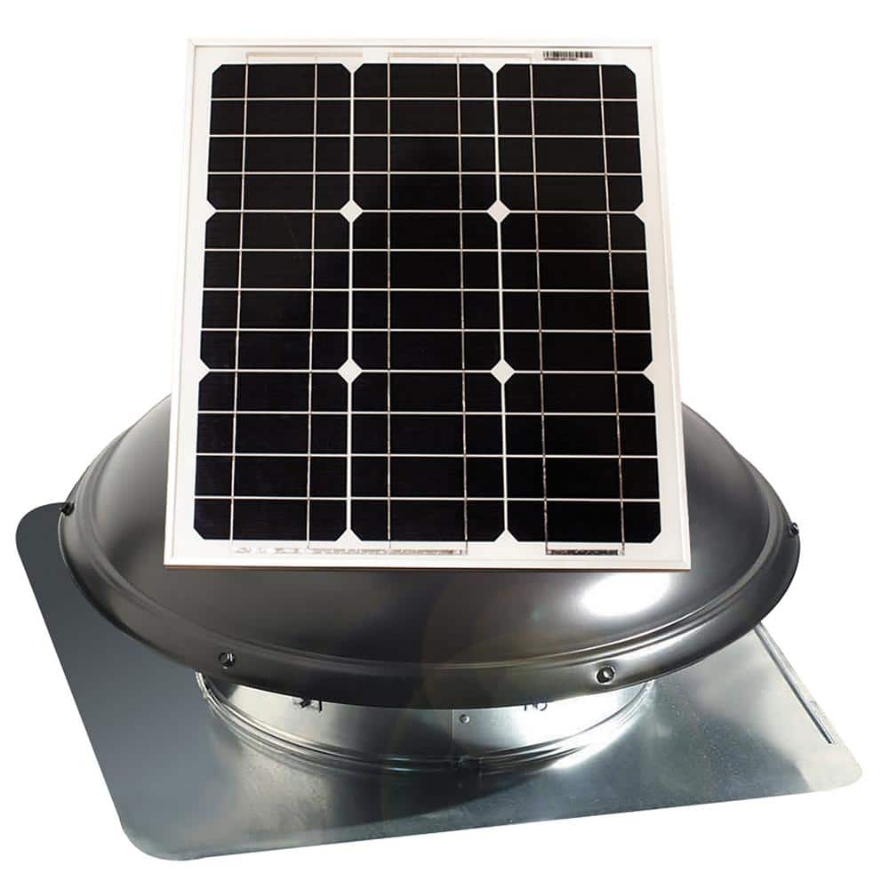US Sunlight 1010tr/hw Professional Grade Solar Powered Attic Fan Black for sale online