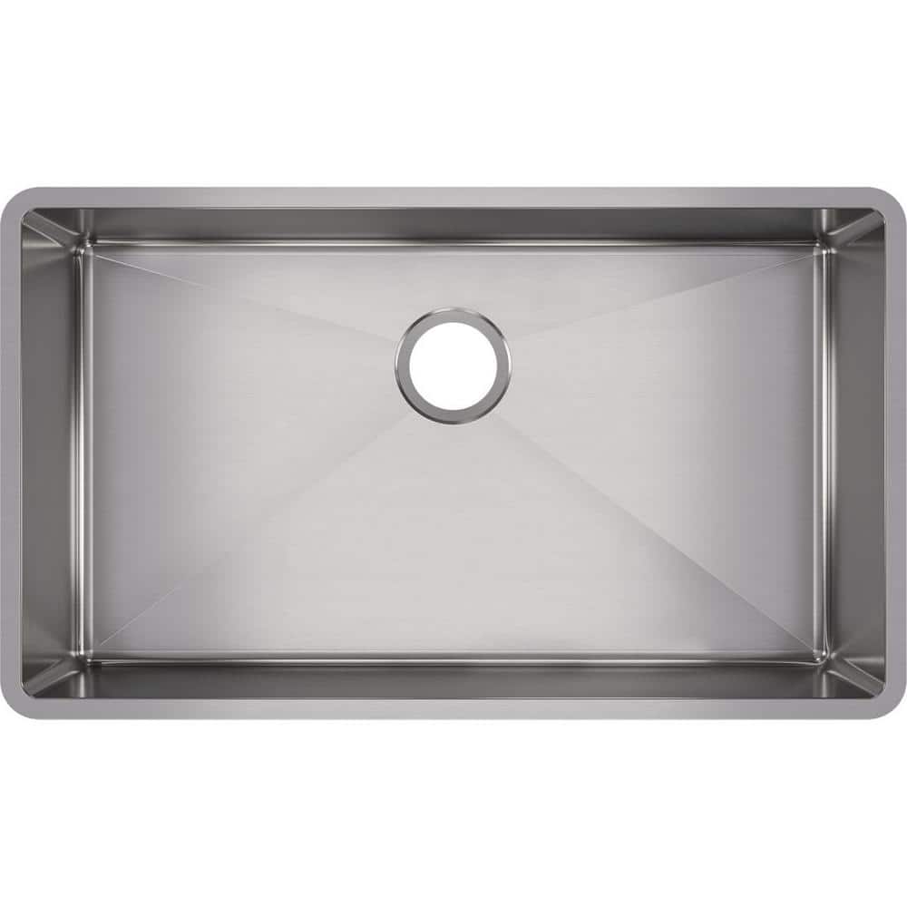 Allora USA - LD-3218 Kitchen Sink - 32 x 18 x 8 Undermount Low Divider Double Bowl 18 Gauge Stainless Steel Kitchen Sink