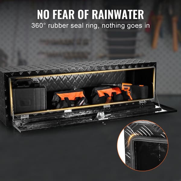 VEVOR Underbody Truck Box, 60 x 17 x 18 in. Pickup Storage