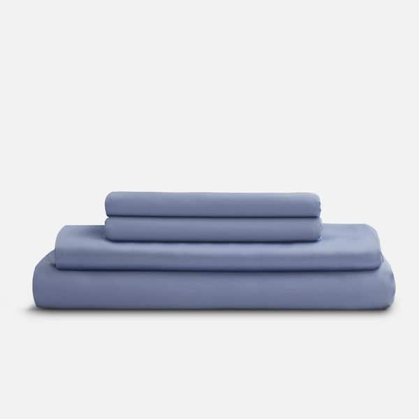 SIJO 4-Piece Sky Tencel Lyocell Twin Sheet Set