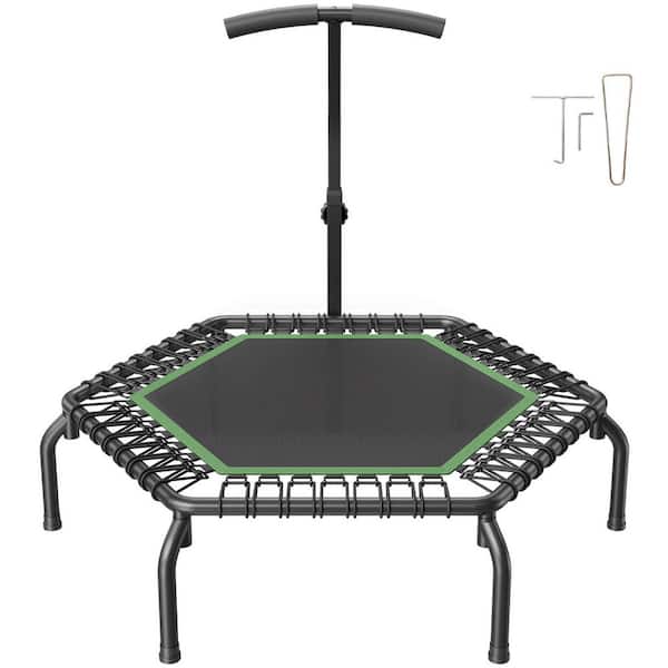 48 in. Fitness Rebounder, Mini Trampoline, Max Load 450 lbs. Exercise Trampoline, Stable and Quiet Small Trampoline