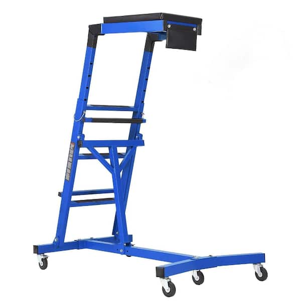 Heavy Duty 400LBS Adjustable Height 51-71 in. Topside Engine Creeper for Cars,Trucks,and Lifted Vehicles