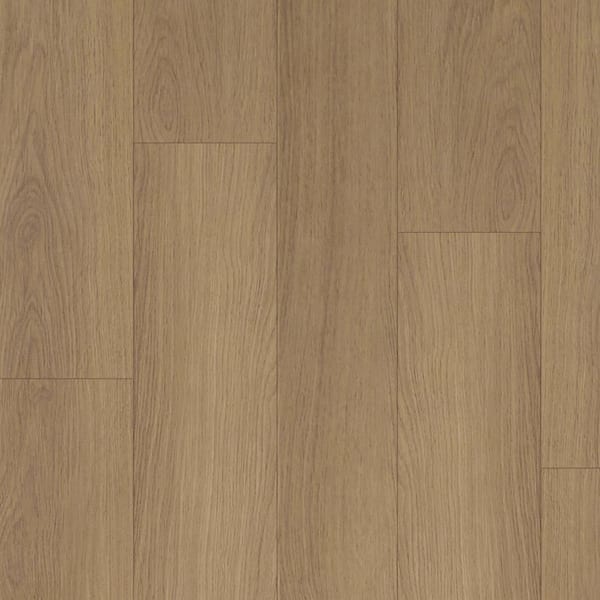 Dekorman Proteco+ Walnut Oak EIR 12mm T x 6.41 in. W Uniclic HDF AC4 Waterproof Laminate Wood Flooring (21.2 sq. ft./Case)