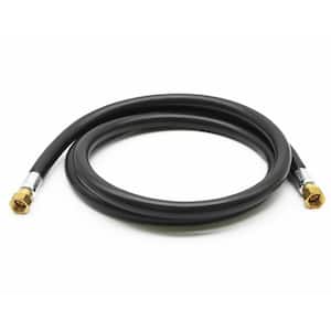 Thermo 60 in. 3/8 in. I.D. Female to Female Rubber RV Slide Out Hose Assembly