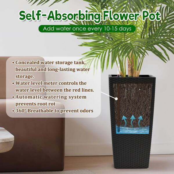 majolica plant pot Floral Majolica Planter – To The Nines Manitowish Waters main image 1