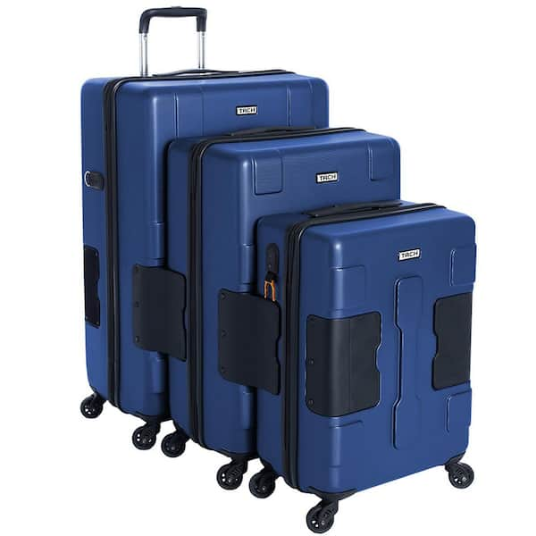 Ful Impulse Ombre Hardside Spinner Luggage, 3PC Set, Light Blue