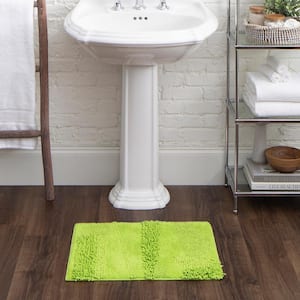 Composition Fiesta Lime 21 in. x 34 in. Cotton Bath Mat