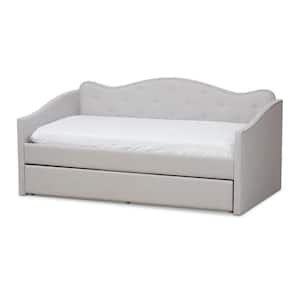 Kaija Greyish Beige Daybed with Trundle