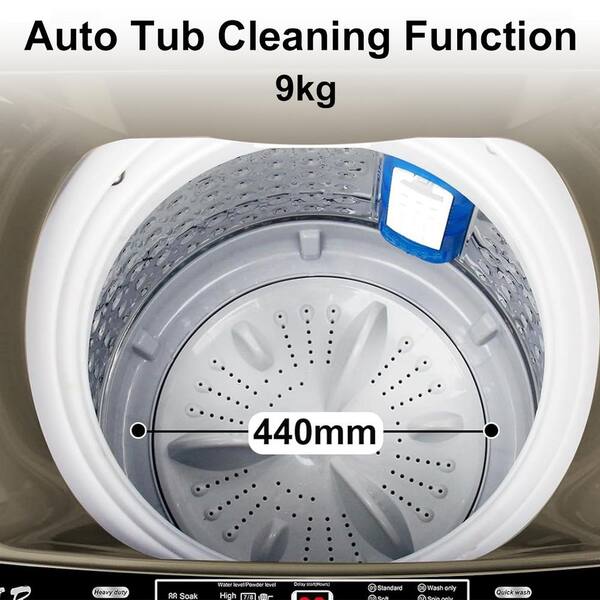 JEREMY CASS 2.1 cu.ft. Top Load Washer in Gold with Drain Pump