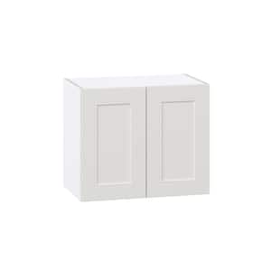 Littleton Painted 24 in. W x 20 in. H x 14 in. D Gray Shaker Assembled Wall Kitchen Cabinet with Full Height Doors
