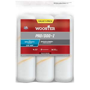 9 in. x 3/8 in. Pro/Doo-Z High-Density Woven Roller Cover (3-Pack)