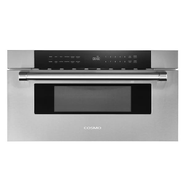 Cosmo 30 in. Built-In Microwave Drawer with Automatic Presets, Touch Controls and 1.2 cu. ft. Capacity in Stainless Steel