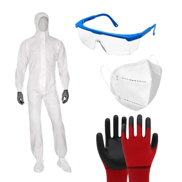 AG ADHESIVE GURU AG910 All-in-One Safety Kit-Protective Gear Set for DIY Insulation Foam, Painting and Chemical Handling (1-Pack)