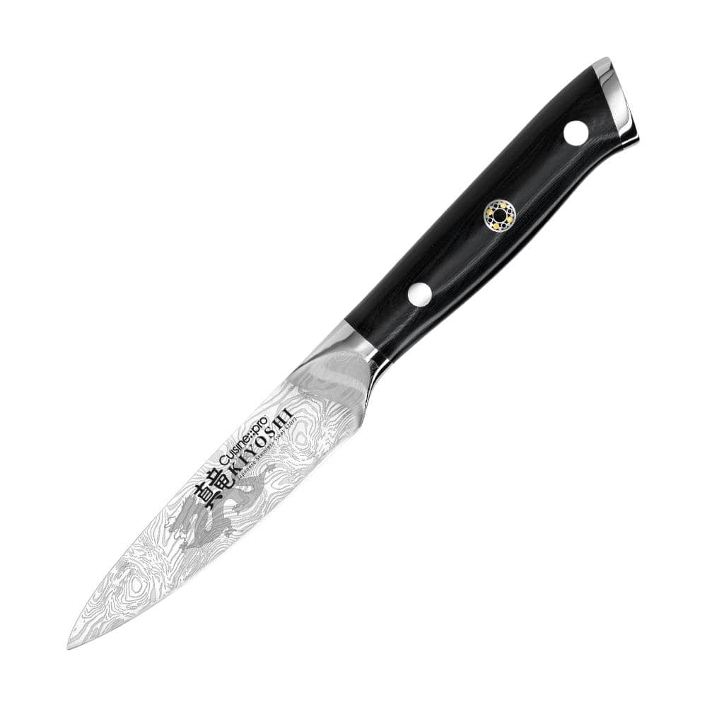 Cuisinepro KIYOSHI 3.5 in. Steel Full Tang Paring Knife 1034403 The