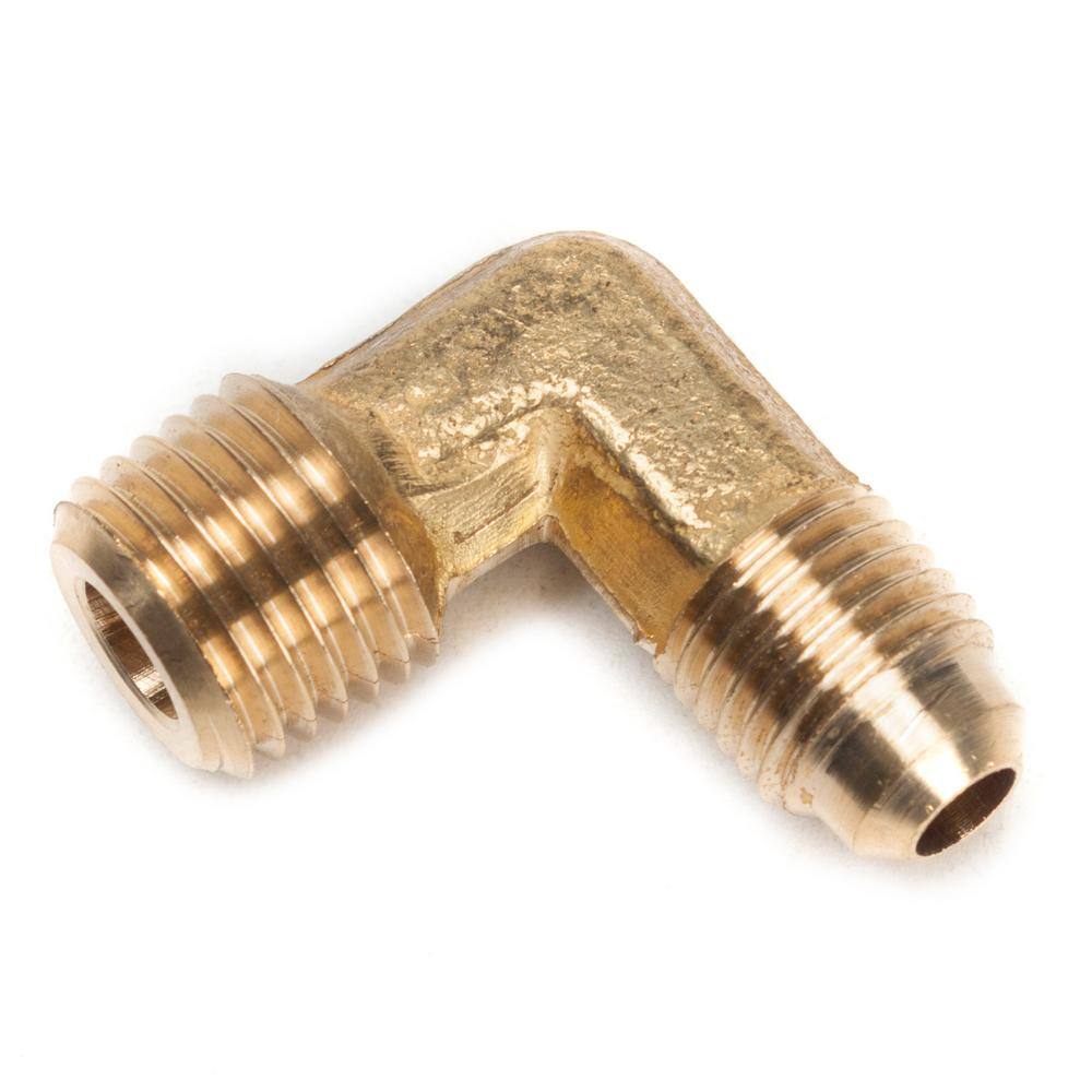1/4 in. Flare x 1/4 in. MIP Brass Flare 90 Degree Elbow Fitting (5-Pack) price history on PriceWatchPro