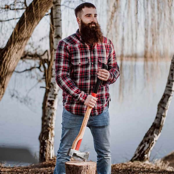 ADLER 31.5 in. Hickory Handle Long Splitter Axe 130.0H200B211