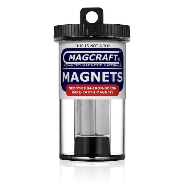 Magcraft Rare Earth 2 in. x 1/2 in. x 1/8 in. Block Magnet (4-Pack)