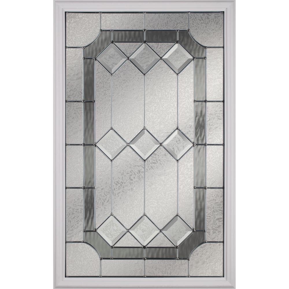 ODL Majestic with Nickel Caming 22 in. x 36 in. x 1 in. with White Frame Replacement Glass -  304647