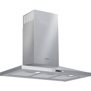 300 Series 36 in. 300 CFM Convertible Wall Mount Range Hood with light in Stainless Steel