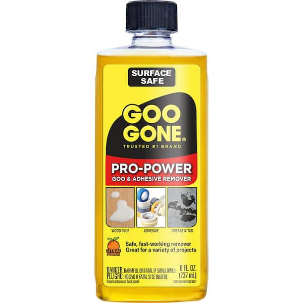 Goo Gone 8 oz. Pro Power Adhesive Remover 2037 - The Home Depot