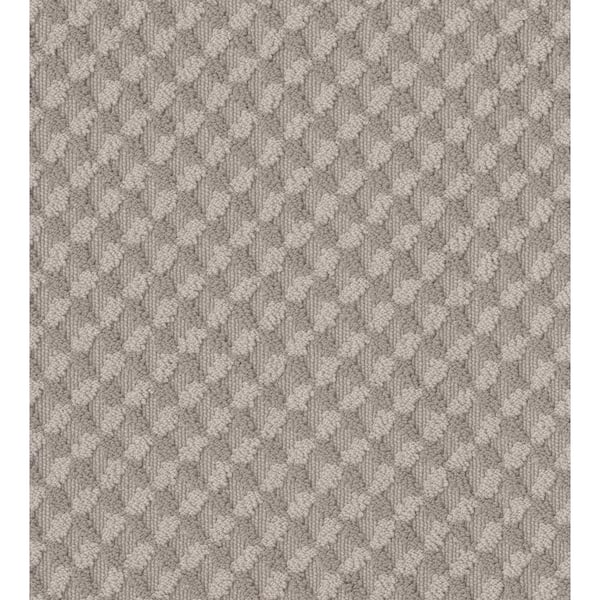 Lifeproof Genevieve Color Rustler Brown - 39 oz. Nylon Pattern Installed Carpet