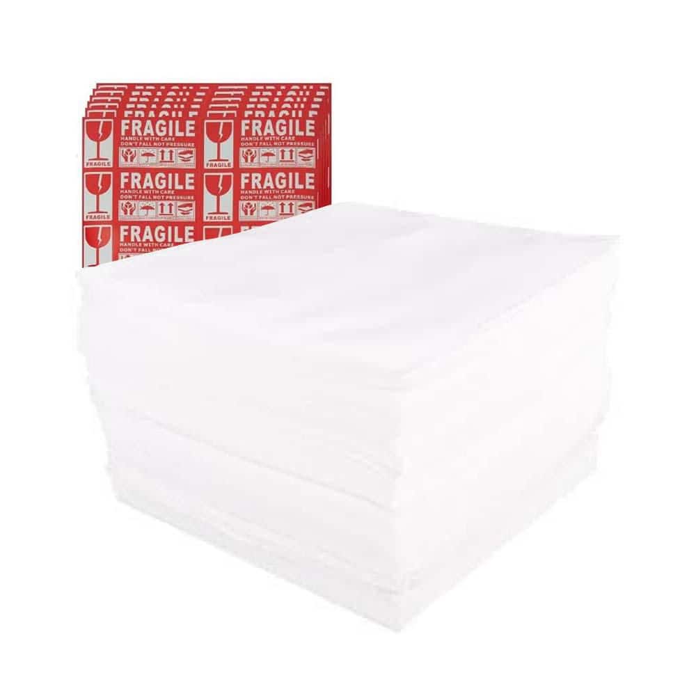 Cushion Foam Pouches 20 x 20 Packing Supplies 50 Pack for Moving Transportation Storage with Fragile Stickers price history on PriceWatchPro