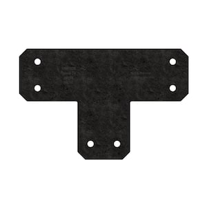 Outdoor Accents Avant Collection ZMAX, Black Powder-Coated T Strap for 6x6 Lumber