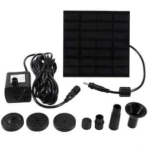36" head 60/hr Industrial Rated 5w 7.5v Solar Water Pump Kit 4ft tubing 