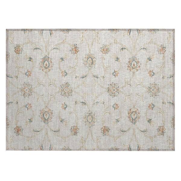 Chantille Machine Washable Indoor/Outdoor Abstract ACN3079 Ivory 3 ft. x 4 ft. Area Rug