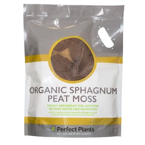 8 Qt. Organic Sphagnum Peat Moss - 100% Premium Growers Peat Moss