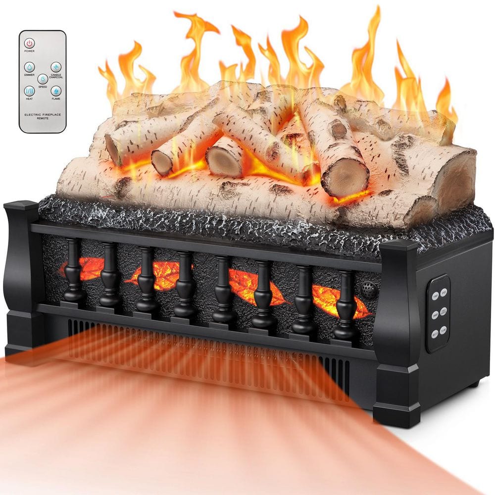 21 in. Freestanding Electric Fireplace Set with Remote and Overheat Protection in Black price history on PriceWatchPro
