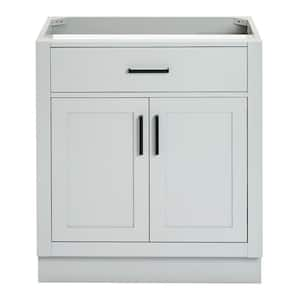 Hepburn 30 in. W x 21.5 in. D x 34.5 in. H Bath Vanity Cabinet without Top in Grey