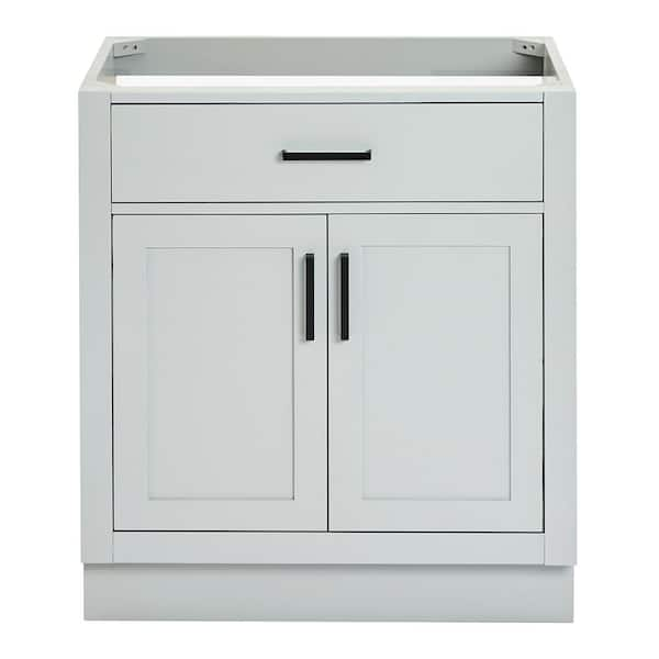 Hepburn 30 in. W x 21.5 in. D x 34.5 in. H Bath Vanity Cabinet without Top in Grey