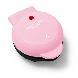 Personal Pink Electric Waffle Maker