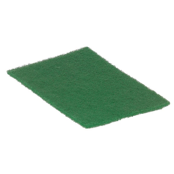 Carlisle 9 in. x 6 in. Green Scour Pads (Case of 6)