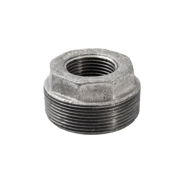 Southland 2 in. x 1 in. Galvanized Malleable Iron MPT x FPT Hex Bushing Fitting