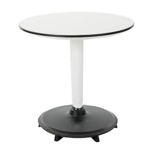 White Active Height Adjustable Table