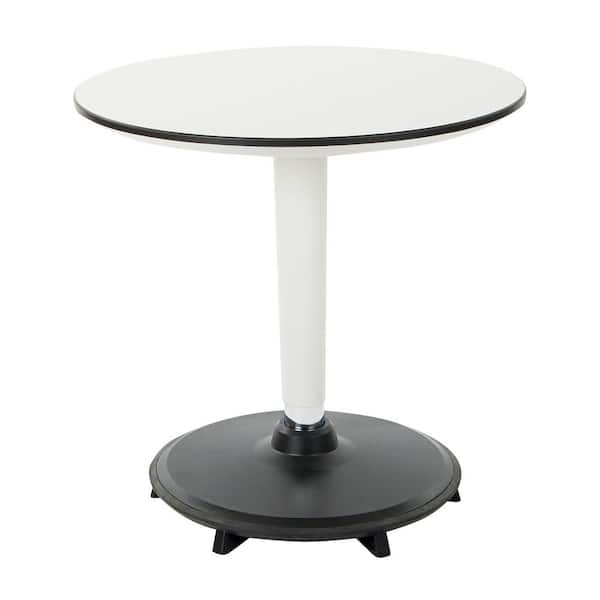 Office Star Products White Active Height Adjustable Table