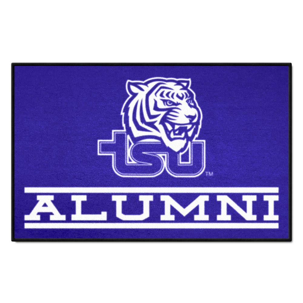 FANMATS Tennessee State Alumni Blue 1.5 ft. x 2.5 ft. Starter Area Rug ...