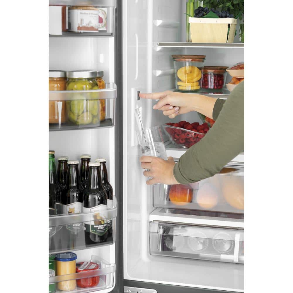 Matte White Smart French Door Refrigerator with Ice Maker