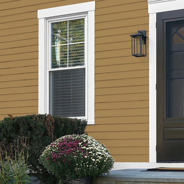 Glidden Essentials 1 gal. PPG1093-7 Tattle Tan Flat/Matte Exterior