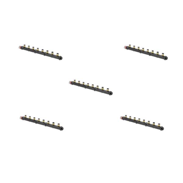 Viega PureFlow 1 in. x 1/2 in. Press Polymer Closed Manifold-8 Outlets (5-pack)