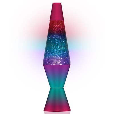 14.5 in. Berry Glitter Lava Lamp