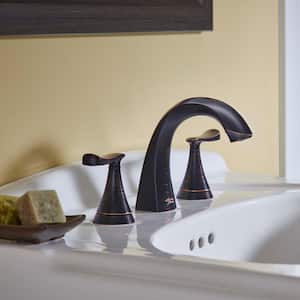 Chatfield 8 in. Widespread 2-Handle Bathroom Faucet in Legacy Bronze