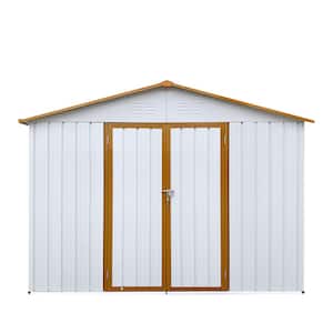 Installed 10 ft. W x 12 ft. D Metal Shed with Double Door (120 sq. ft.)