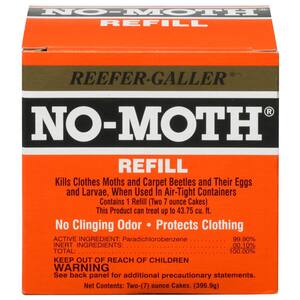 NO MOTH 14 oz. Closet Hanger Refill